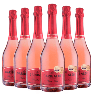 Pack 6 Espumantes Garibaldi Pinot Noir Brut Rosé 750ml