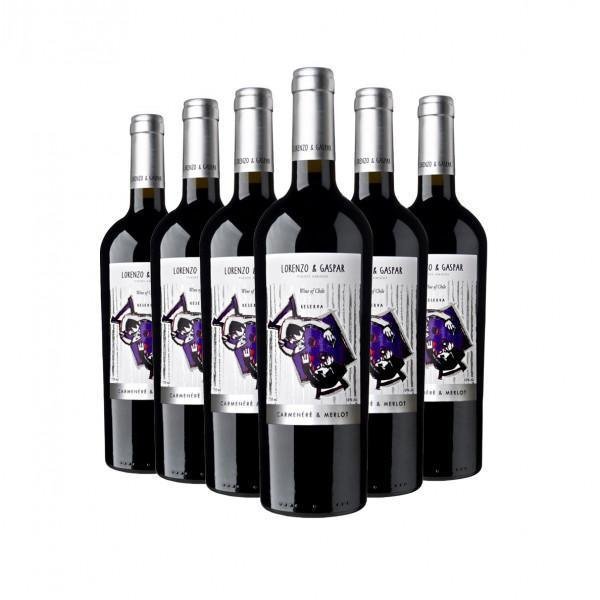 Pack 6 Vinho Lorenzo & Gaspar Gran Reserva 750ml